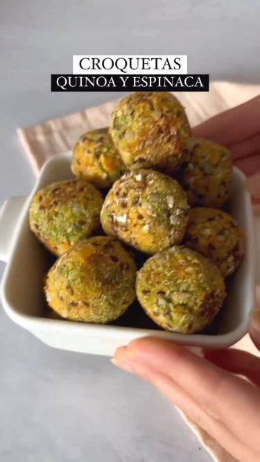 Croquetas De Quinoa Y Espinaca A Oooootro Nivel Alimentos