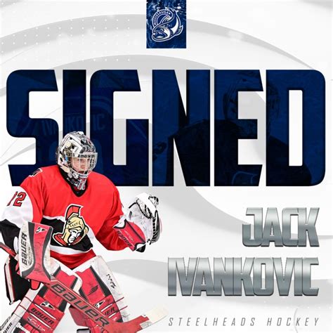 Steelheads Sign First Round Pick Jack Ivankovic Mississauga Steelheads