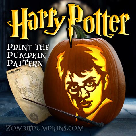 Harry Potter Pumpkin Stencils Printable