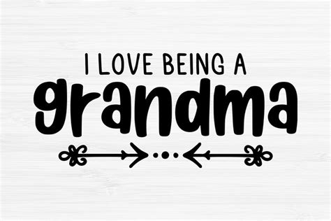 I Love Being A Grandma Svg T For Grandma Svg Svg Files Etsy