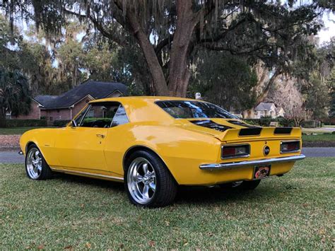 1st Gen Restored Yellow 1967 Chevrolet Camaro 4spd For Sale