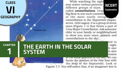 Ncert Class Geography Chapter Earth In The Solar System Youtube