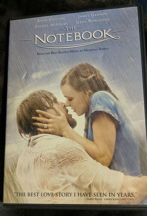 Notebook 2004 DVD Ryan Gosling James Garner Rachel McAdams DVDs