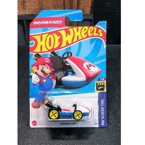 Jual HOT WHEELS STANDARD KART HW SCREEN TIME MARIO Shopee Indonesia
