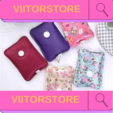 Rechargeable Portable Electrothermal Hot Water Bag Pillow Warm Bag 充电式热水袋 Bantal Tungku Panas