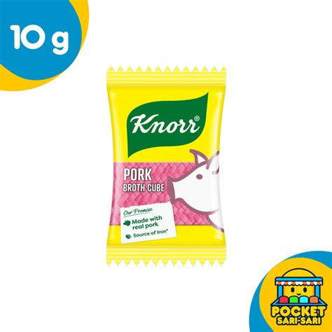 Knorr Pork Cubes Singles 10g Lazada Ph