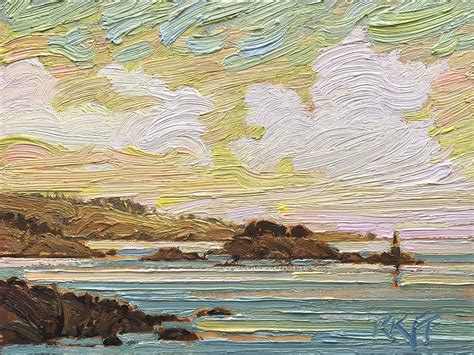 Morning View 6x8 Oil On Panel By Ken Faulks