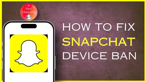 How To Fix Snapchat Device Ban What I Did Youtube