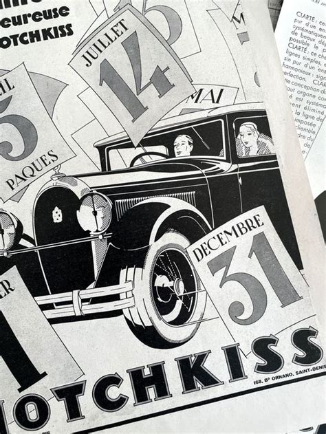 Hotchkiss Cars 4 Alte Werbungen Publicités 1931 32 Kaufen auf Ricardo