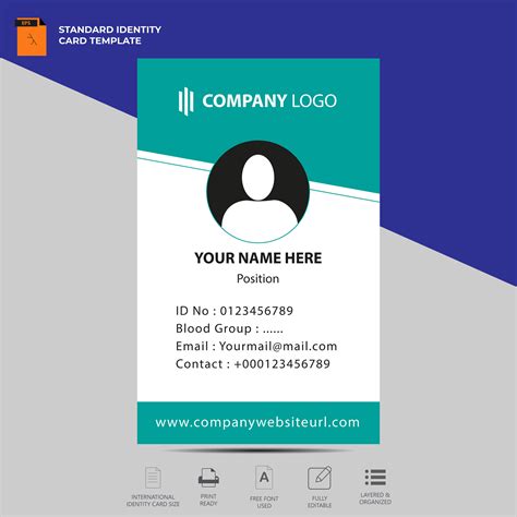 Identity Card Design Template by Shorov Nath Shuvo; ID Card Design By ...