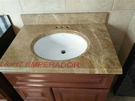 Bathroom Vanity Tops Stone Countertops Turkish Light Emperador