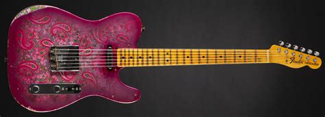 Fender Limited Edition 68 Pink Paisley Telecaster Relic Cz551156 Music Store Professional