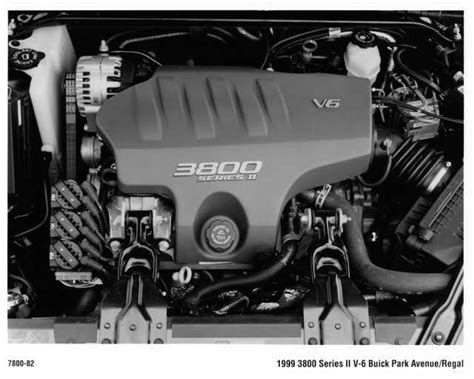 1999 Buick 3800 Series II V-6 Engine Press Photo 0267 - Park Avenue - Regal