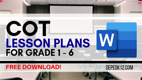 Cot Lesson Plan For Grade 3 Third Quarter