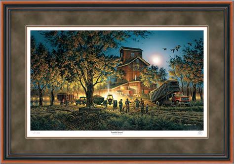 Bountiful Harvest Framed By Terry Redlin