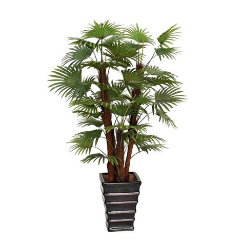 Artificial Silk Palm Tree Tropical Decor Plant Potted Indoor Outdoor Buy Tropical Decor Plant