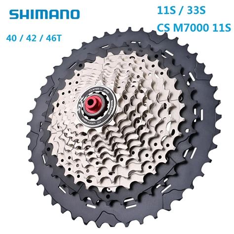 Bicycle Cassette Freewheel 11 Speed SHIMANO SLX CS M7000 11T 40T 46T