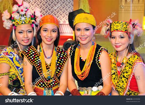 Kuching Sarawak June 14 The Ethnic Beauties Of Borneo During