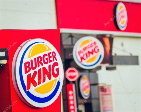 Tyumen Rusia 03 De Octubre De 2019 Burger King Sign Burger King Es