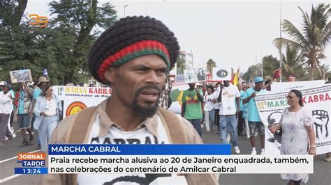 Praia recebe marcha alusiva ao 20 Janeiro enquadrada nas celebrações do