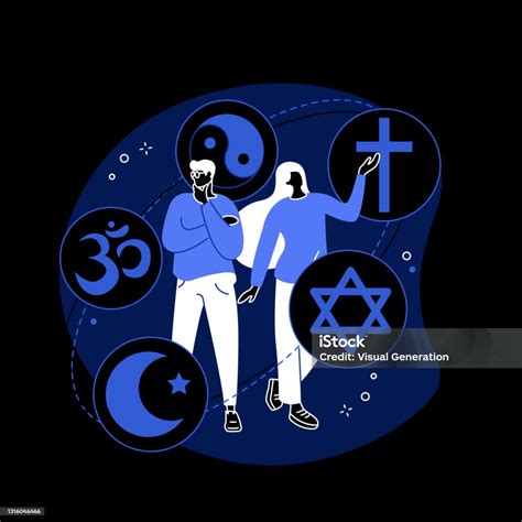 Religious Symbol Abstract Concept Vector Illustration Stock