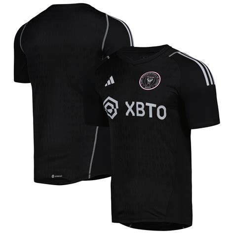 Mens Inter Miami Cf Adidas Black 2023 Replica Goalkeeper Jersey