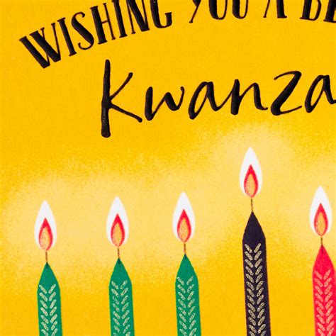 Kinara Candles And Centerpiece Kwanzaa Cards Pack Of 6 Boxed Cards Hallmark