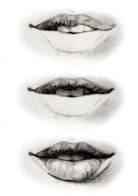 Shading Lips In Drawing at PaintingValley.com | Explore collection of ...