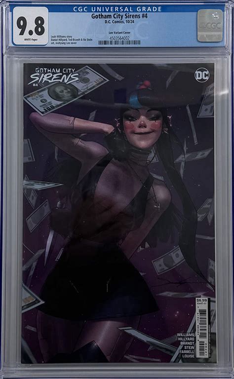 GOTHAM CITY SIRENS 4 OF 4 CVR C JEEHYUNG LEE CARD STOCK VARIANT