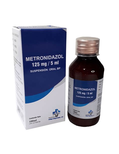 Metronidazol 125mg5ml SuspensiÓn Oral Vitalexpress