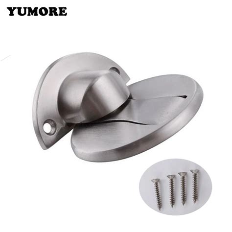 YUMORE SUS 304 Stainless Steel Door Stop Casting Powerful Floor Mounted