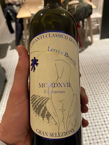 Podere Lecci E Brocchi Celerarium Gran Selezione Chianti Classico