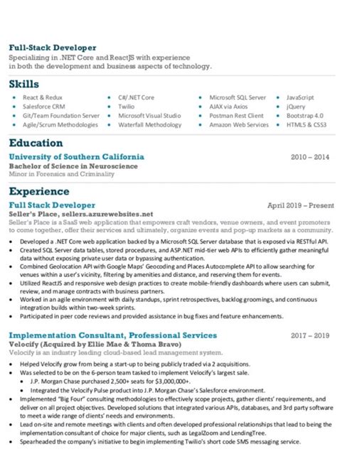 10 Professional React Js Java Resume Samples React Resumes