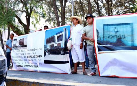 Denuncian a alcalde de Huazalingo por presunto desvío de 18 millones de