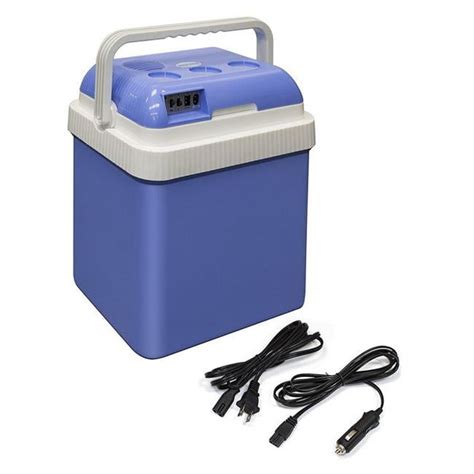 ALEKO CARFR24BL Portable Car Fridge Travel Cooler Warmer 12V 24 Liter