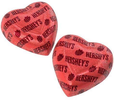 Hersheys Extra Creamy Milk Chocolate Filled With Strawberry Crème Hearts Hersheys Valentine