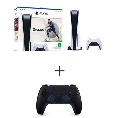 Console PlayStation 5 Sony 825GB Disco Jogo Fifa 23 Controle