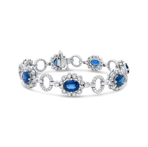 Sapphire and Diamond Bracelet KPB143 Jack Kelége Diamond