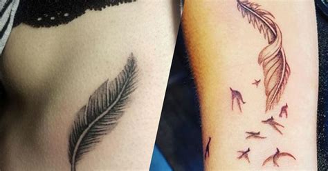 Tatouage Plume Id Es De Tatouages De Plumes