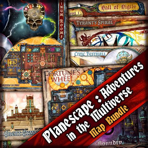 Planescape Adventures In The Multiverse Map Bundle — Jared Blando