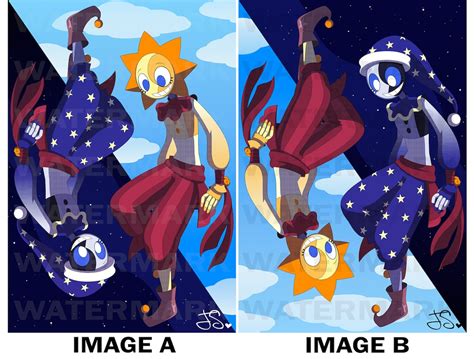 FNAF Security Breach Sun And Moon Posters Etsy