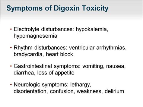 Ppt The Implication Of Digoxin Toxicity Powerpoint Presentation Free