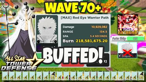 Huge Buff Obito Uchiha Red Eye Warrior Path In Extreme Infinite All