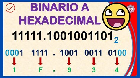 BINARIO A HEXADECIMAL Con Parte Fraccionaria Ejemplos Resueltos