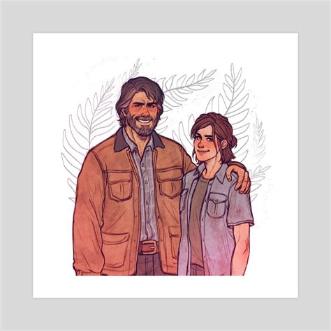 Joel & Ellie | The Last of Us 2, an art print by ducky draws art - INPRNT
