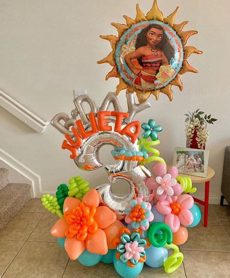 18 Balloons Moana Ideas Balloons Moana Balloon Decorations