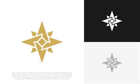 Premium Vector Compass Logo Design Vector