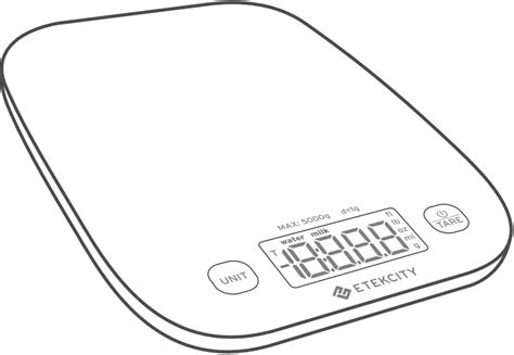 ETEKCITY Digital Kitchen Scale User Manual