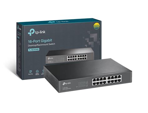 Switch Tp Link 16 Puertos Tl Sg1016d 101001000 Mbps