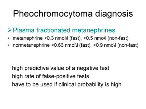 Pheochromocytomas - online presentation